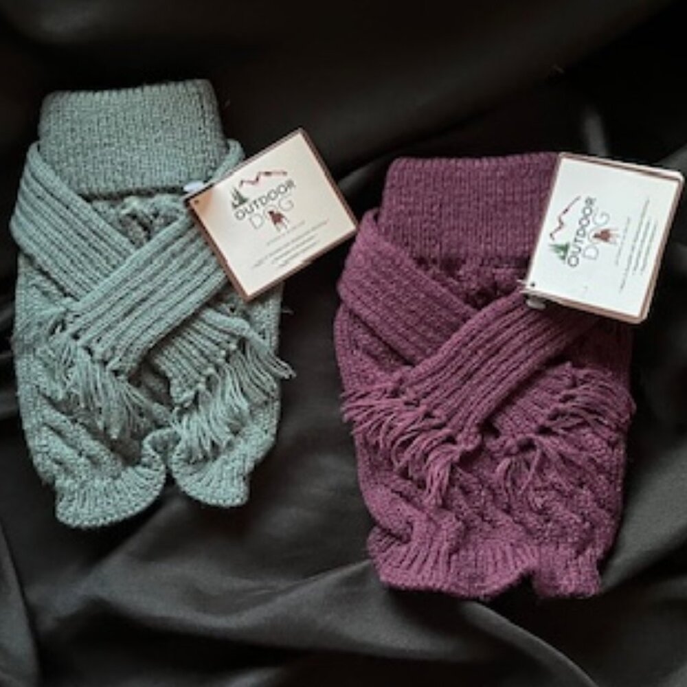 Outdoor Dog Cable Knit Sweaters - Set of 2 NWT